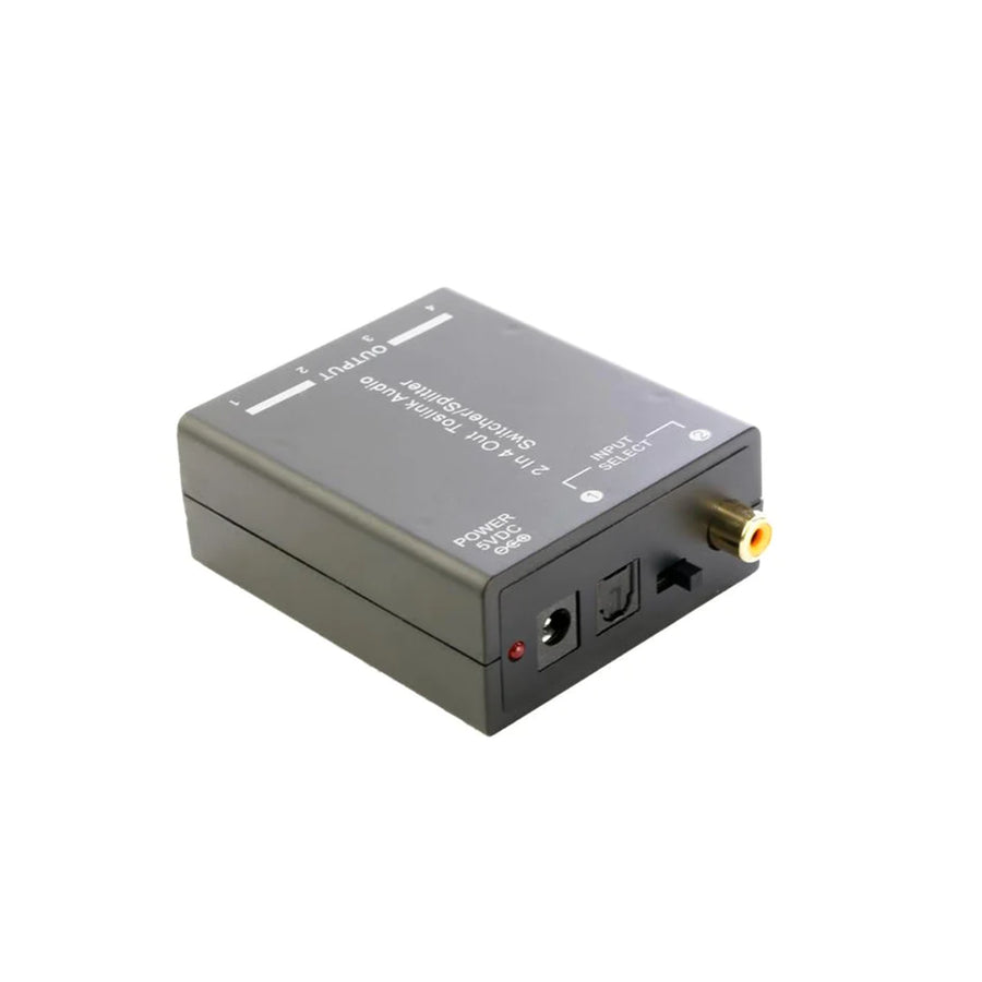 ARC-1359A - ARCO-2 Toslink Audio Umschalter/Splitter mit 4 Eingängen und 2 Ausgängen