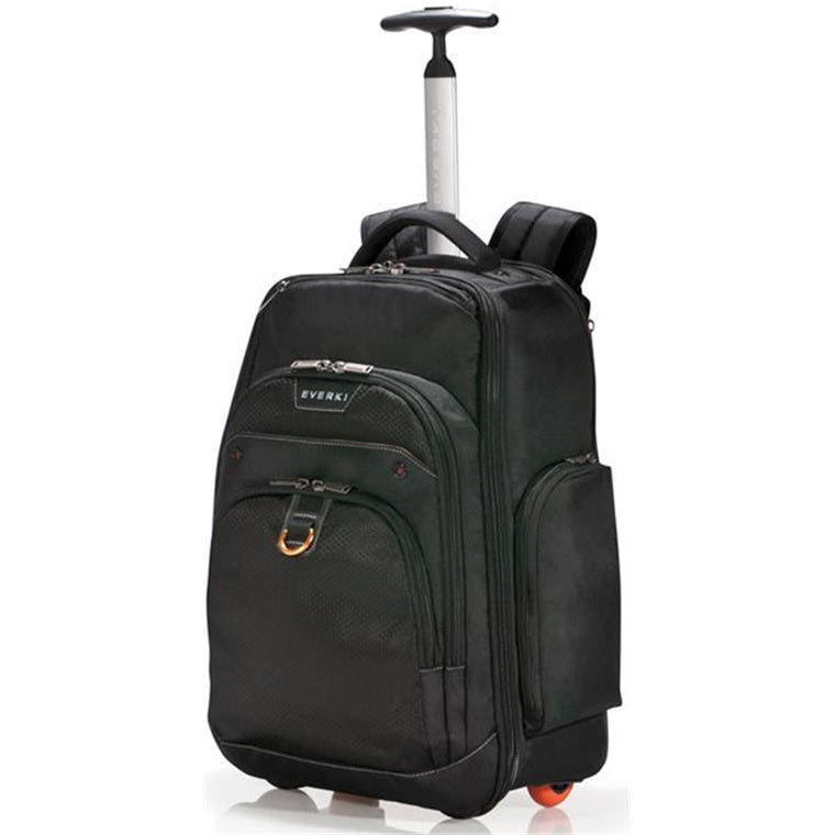 EVERKI EKP122 - Atlas Wheeled Laptop Backpack. Notebooks 13-17.3''. Felt-lined iPad/Kindle/tablet