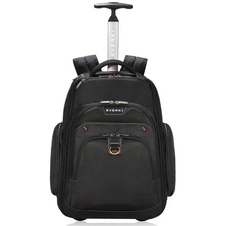 EVERKI EKP122 - Atlas Wheeled Laptop Backpack. Notebooks 13-17.3''. Felt-lined iPad/Kindle/tablet