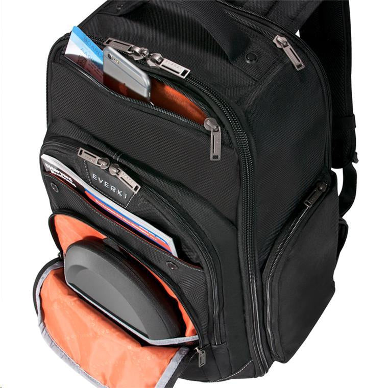 EVERKI EKP122 - Atlas Wheeled Laptop Backpack. Notebooks 13-17.3''. Felt-lined iPad/Kindle/tablet