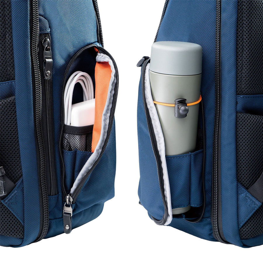 EVERKI EKP132N - Onyx Navy Laptop Backpack. Up to 15.6''. Travel Friendly Hard-Shell