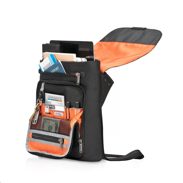 EVERKI EKS622XL - Venue XL RFID Mini Messenger fits iPad Pro 12'' Surface Pro MacBook.