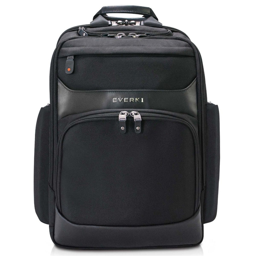 EVERKI EKP132S17 - Onyx Black Laptop Backpack Up to 17.3''. Travel Friendly Hard-Shell Quick-Access