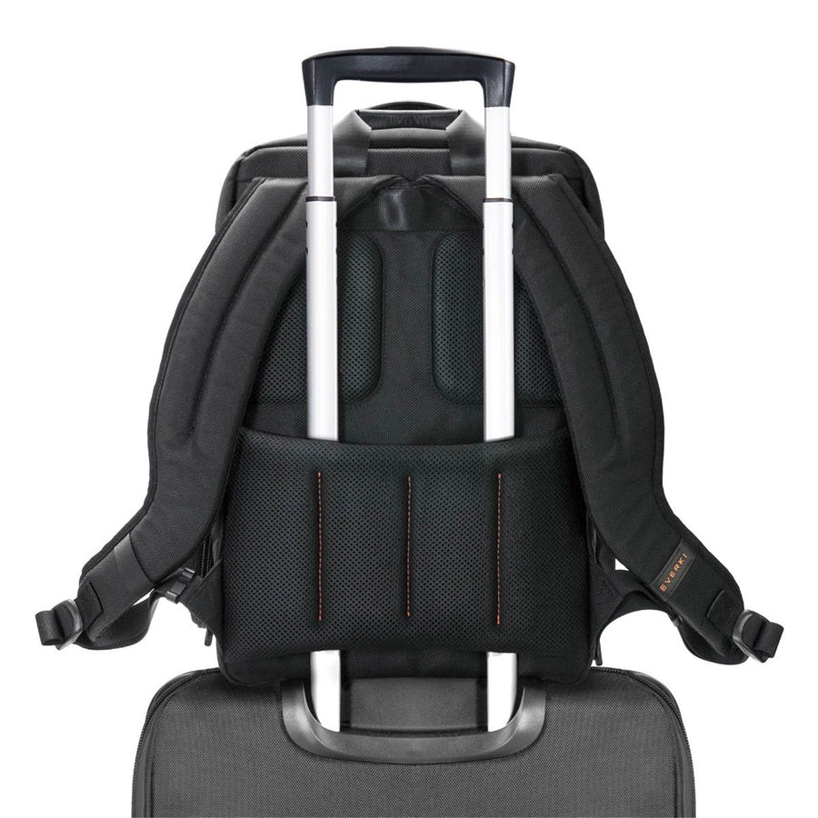 EVERKI EKP132S17 - Onyx Black Laptop Backpack Up to 17.3''. Travel Friendly Hard-Shell Quick-Access