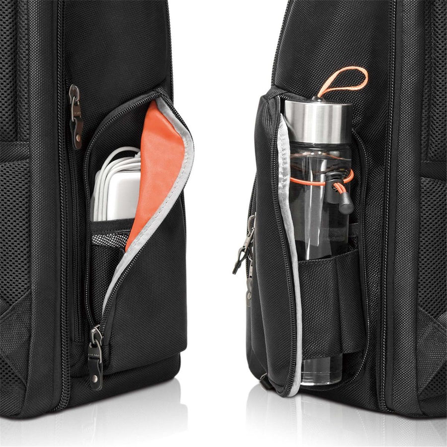 EVERKI EKP132S17 - Onyx Black Laptop Backpack Up to 17.3''. Travel Friendly Hard-Shell Quick-Access