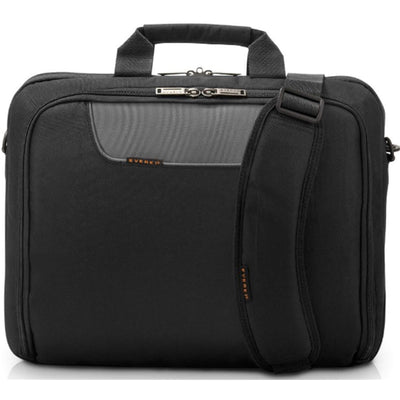 EVERKI EKB407NCH - Advance Briefcase 16'' Separate Zippered Accessory Front stash pocket
