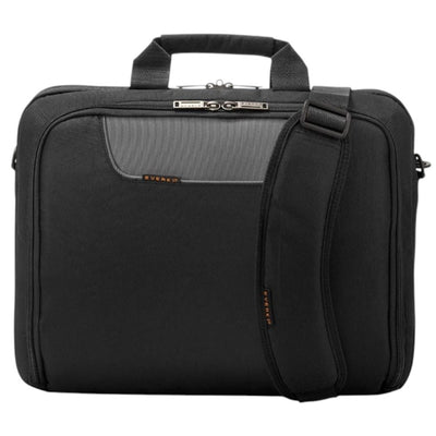 Everki 16" Advance Briefcase with Embroidered Logo Separate Zippered Accessory Pocket - FrontStash Pocket - Trolley Handle Pass Through Strap - Minimum Order QTY - 15 Pieces