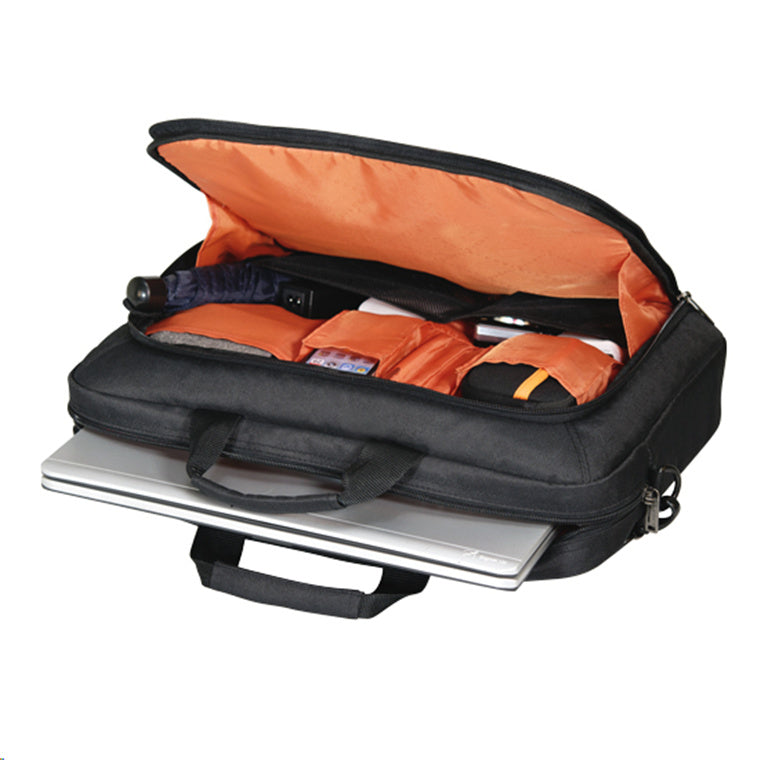 EVERKI EKB407NCH17 - Advance Briefcase 17.3'' Separate Zippered Accessory Front stash pocket