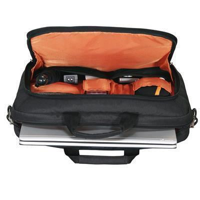 EVERKI EKB407NCH17 - Advance Briefcase 17.3'' Separate Zippered Accessory Front stash pocket