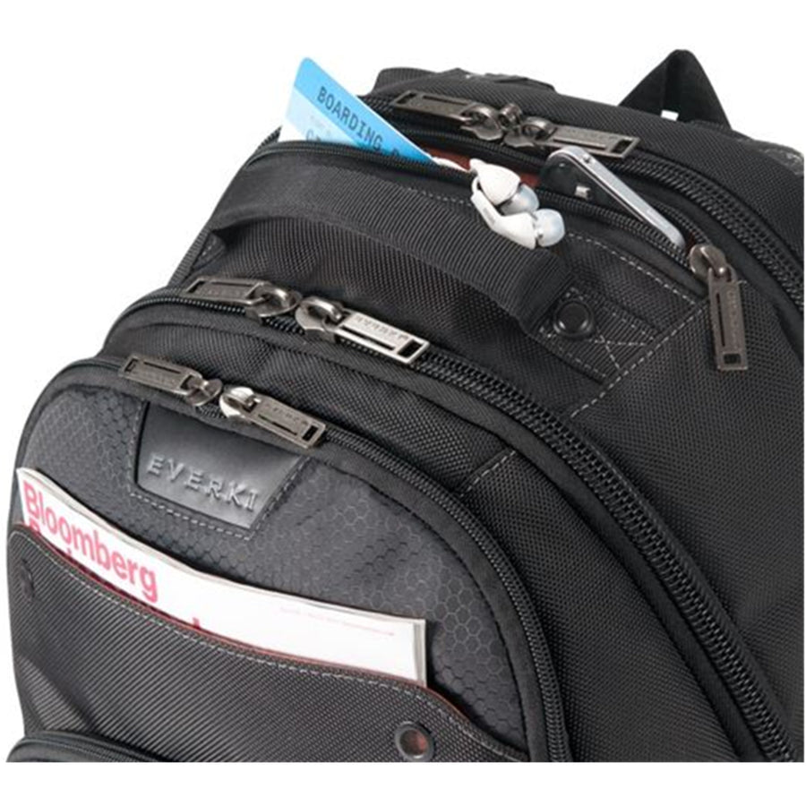 EVERKI EKP121 - Atlas Laptop Backpack 13'' 17''. Adjustable laptop compartment. Checkpoint