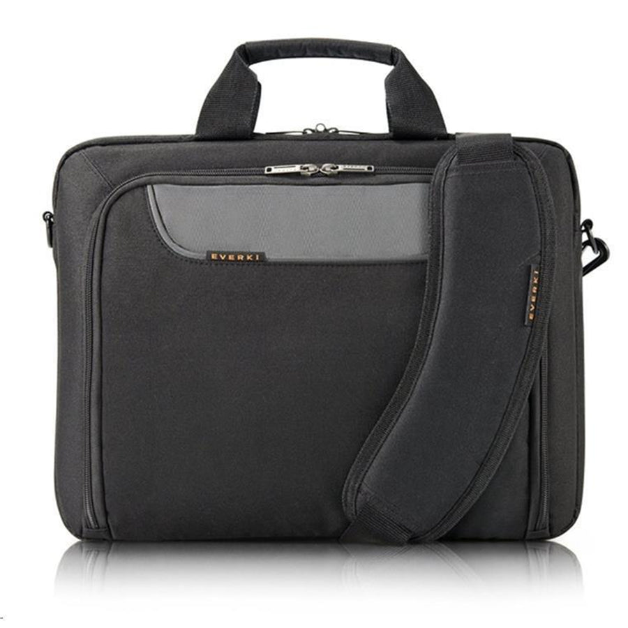 EVERKI EKB407NCH14 - Advance Aktentasche 13-14.1'' Separates Zubehörfach mit Reißverschluss vorne Einschubfach Trolley-Griff