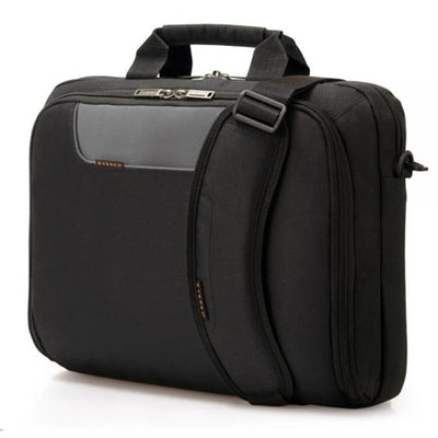 EVERKI EKB407NCH14 - Advance Briefcase 13-14.1'' Separate Zippered Accessory Front Stash Trolley Handle