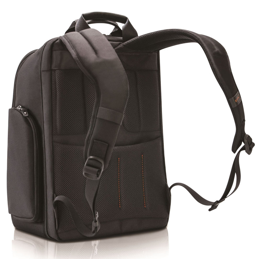 EVERKI EKP132 - Onyx Black Laptop Backpack Up to 15.6''. Travel Friendly Hard-Shell Quick-Access