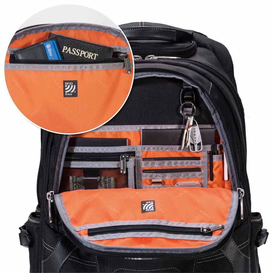 EVERKI EKP133B - Concept 2 Laptop Backpack. Up to 17.3''. Checkpoint design Protected sunglass