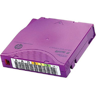 HP HPE C7976AN 20Pack Data Cartridge LTO6 Ultrium 6.25TB MP RW Non Custom Labeled Data Cartridge