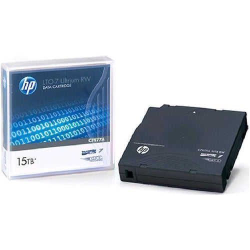 HP C7977A original HPE LTO-7 Ultrium 15TB RW Data Cartridge  LTO7 2.5:1 Compression Re-Writable Media Forma