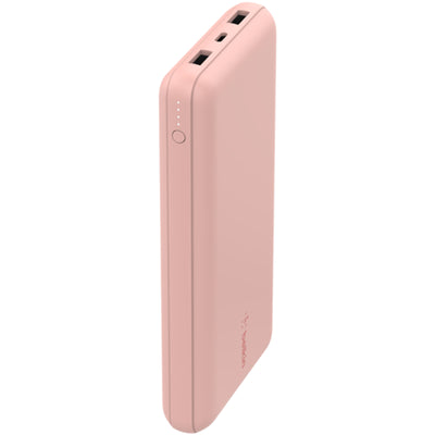 Belkin BoostCharge 20000 mAh 15 W Powerbank mit 3 Ausgängen – Pink