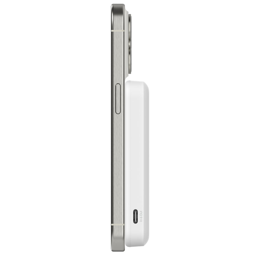 Belkin BPD006BTWH - BOOSTCHARGE 5K 15W QI2 POWER BANK WHITE