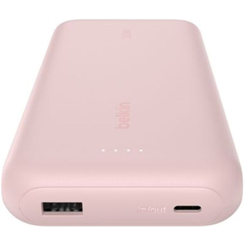Belkin   BoostCharge 20000mAh 30W 3-Output Power Bank with Cable  -Pink