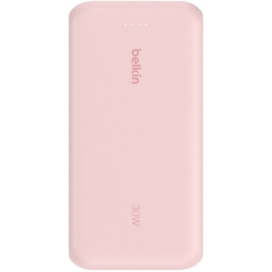 Belkin   BoostCharge 20000mAh 30W 3-Output Power Bank with Cable  -Pink