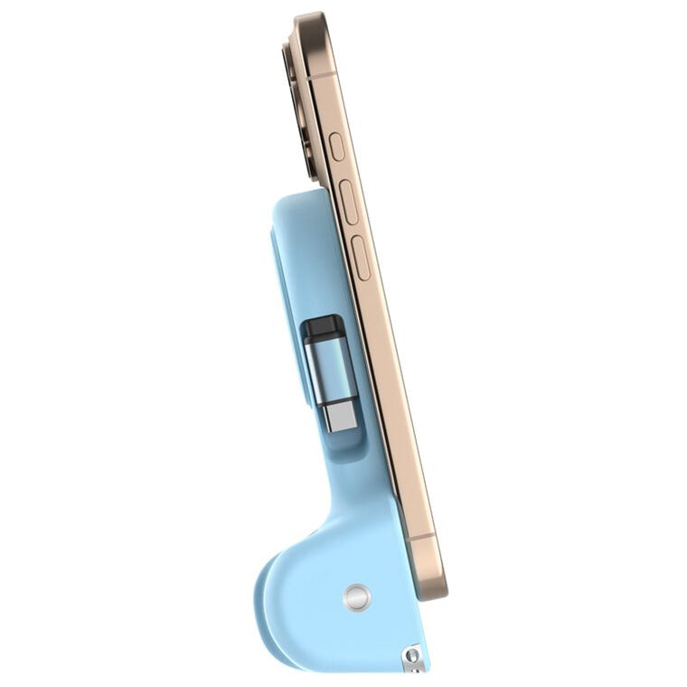 Belkin Stage PowerGrip  9300mAh 15W 3-Output Magnetic Power Bank  with Cable & Display -Blue
