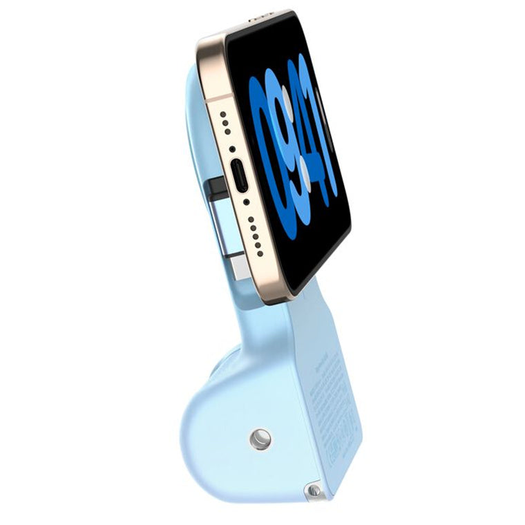 Belkin Stage PowerGrip  9300mAh 15W 3-Output Magnetic Power Bank  with Cable & Display -Blue