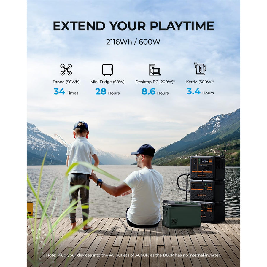 Bluetti  B80P  Expansion Battery