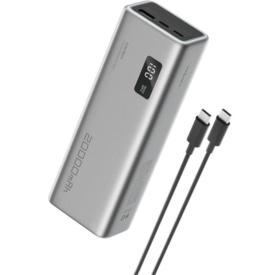 CUKTECH No.15 20000mAh 150W 3-Output  Laptop Power Bank with Smart Display (CCC-Certified)
