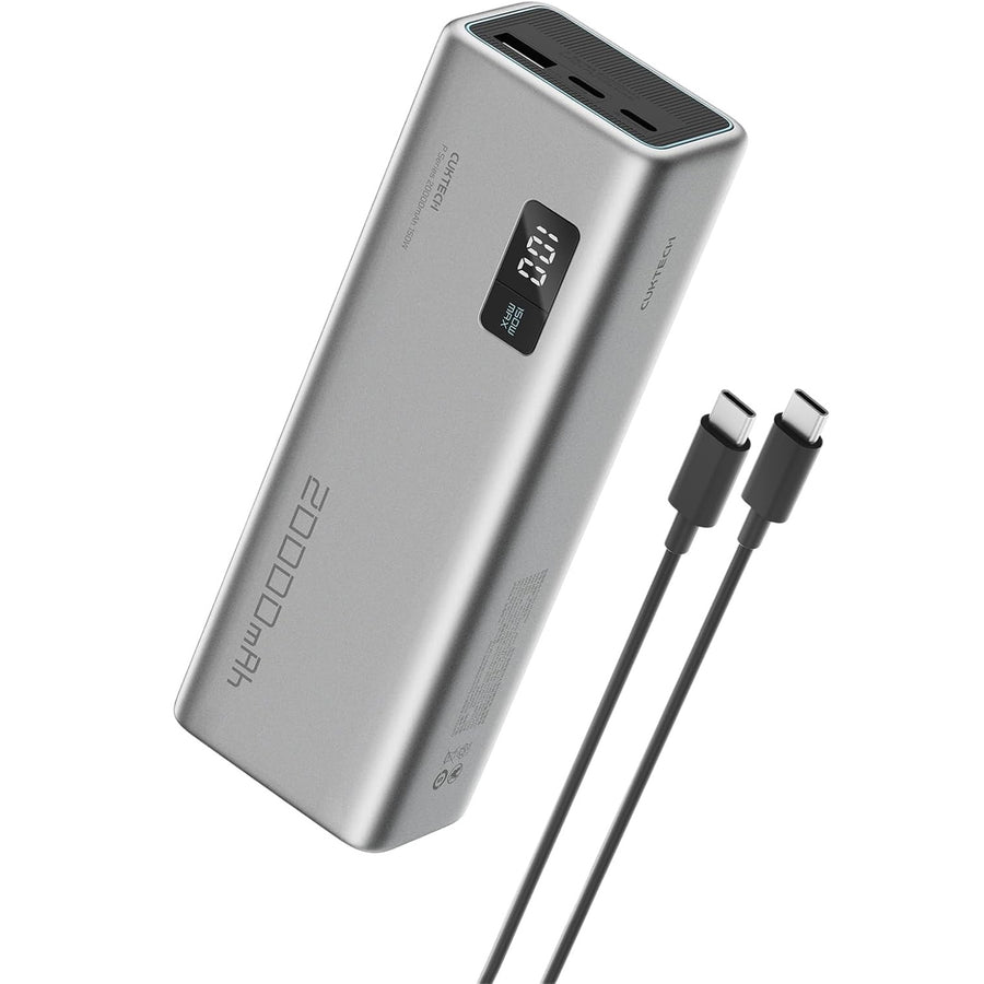 CUKTECH No.15 20000mAh 150W 3-Output  Laptop Power Bank with Smart Display (CCC-Certified)
