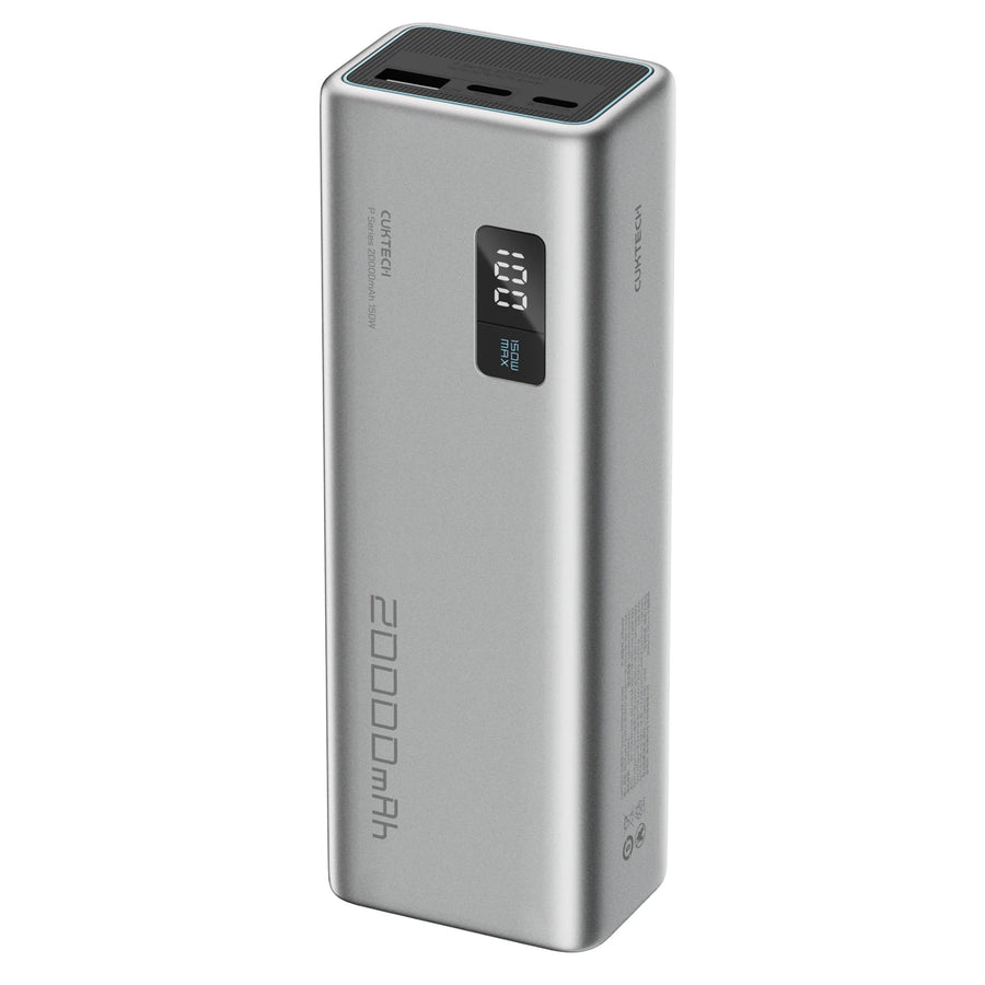 CUKTECH No.15 20000mAh 150W 3-Output  Laptop Power Bank with Smart Display (CCC-Certified)