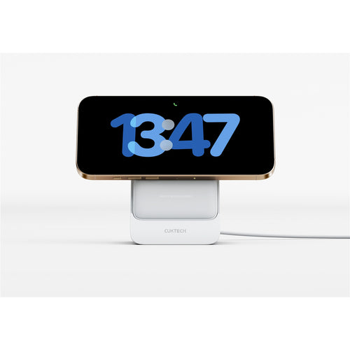 CUKTECH CP122M 10000mAh 20W 1-Port Magnetic Wireless Charging Power Bank with Charging Base  - White