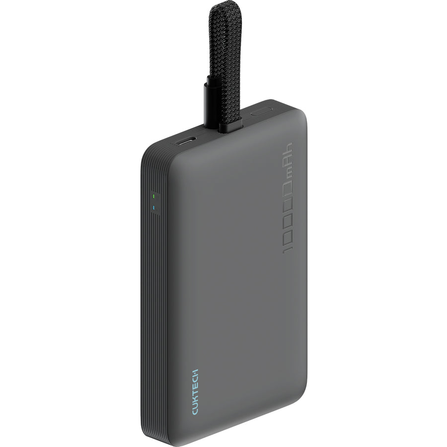 CUKTECH CP132ML 10000mAh 20W 2-Output Magnetic Wireless Charging Power Bank with Cable  - Black