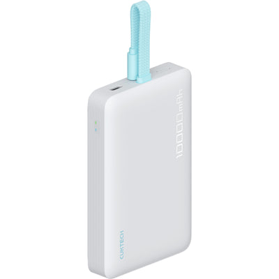 CUKTECH CP132ML 10000mAh 20W 2-Output Magnetic Wireless Charging Power Bank with Cable  - White