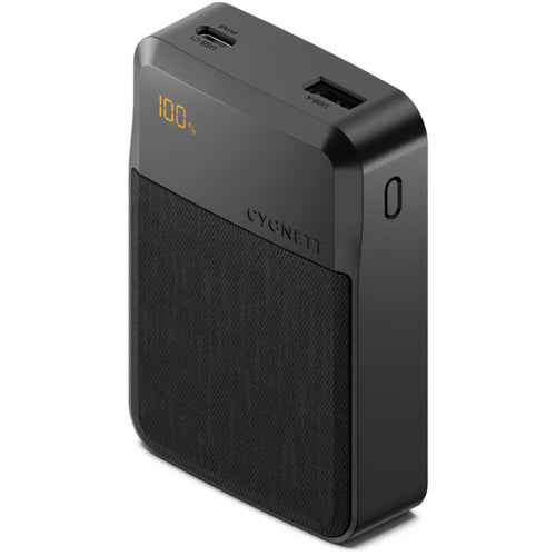 Cygnett   Reserve 10000mAh 20W 3-Output Power Bank with Display  -Black