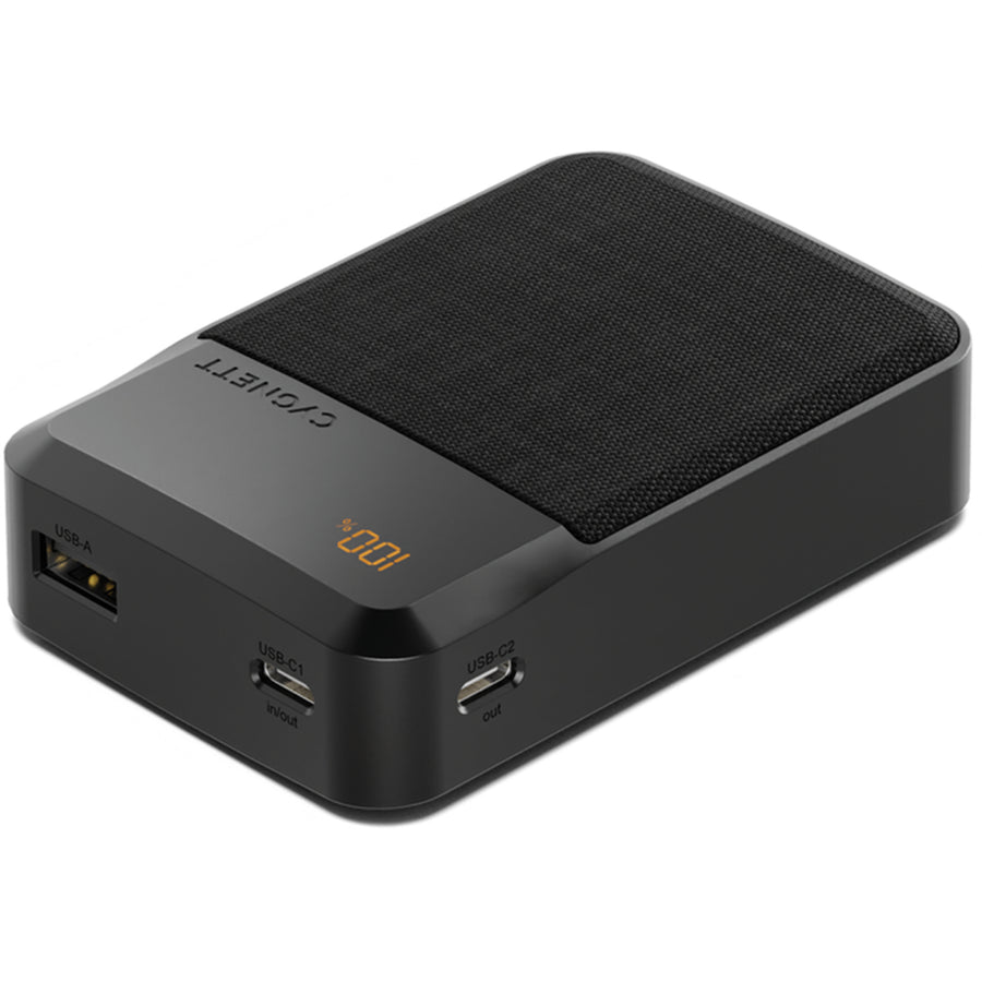 Cygnett   Reserve 10000mAh 20W 3-Output Power Bank with Display  -Black