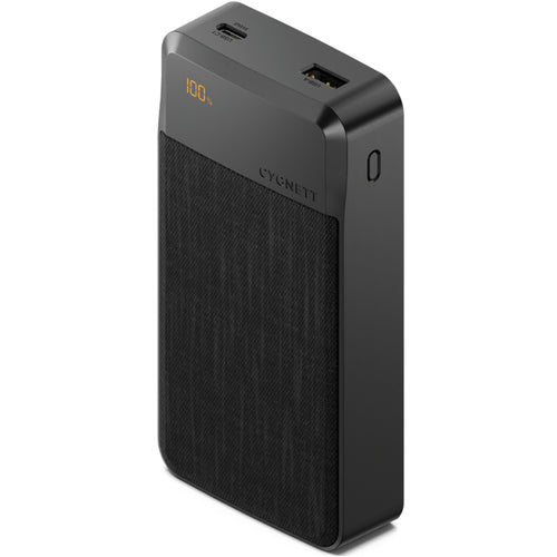 Cygnett   Reserve 20000mAh 30W 3-Output Power Bank with Display  -Black