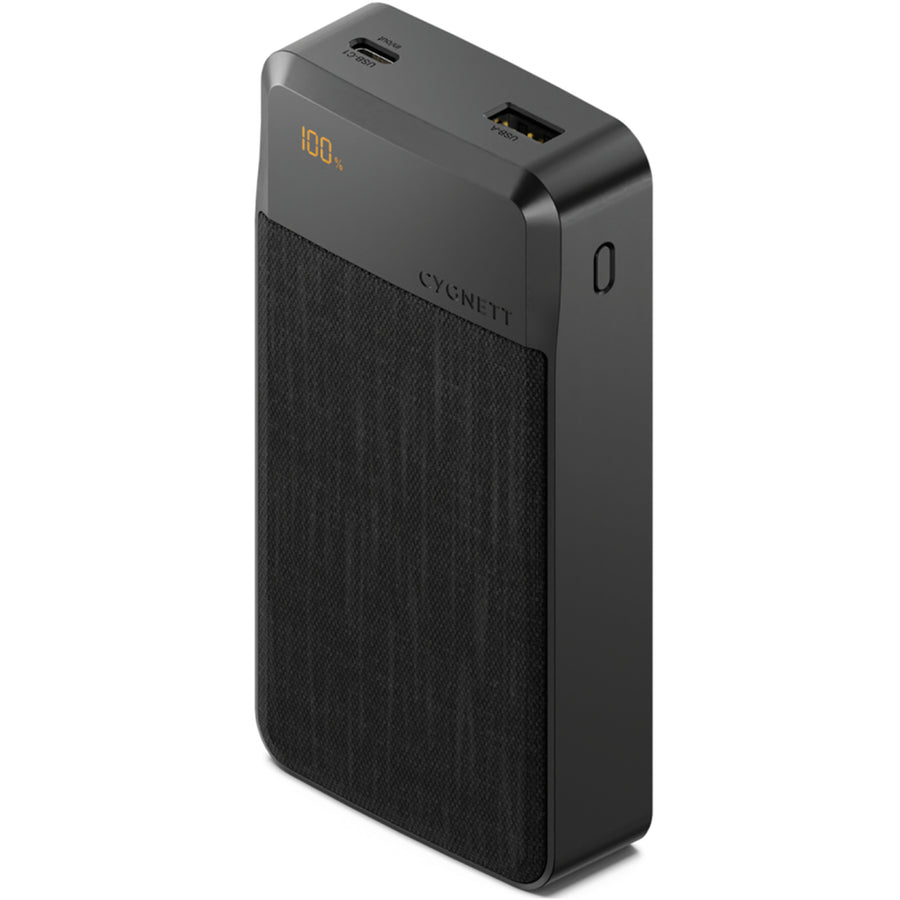 Cygnett   Reserve 20000mAh 30W 3-Output Power Bank with Display  -Black