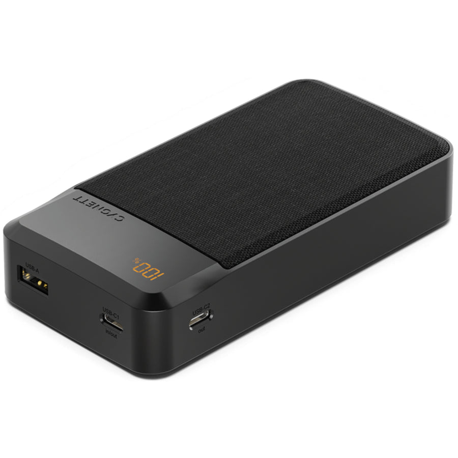 Cygnett   Reserve 20000mAh 30W 3-Output Power Bank with Display  -Black