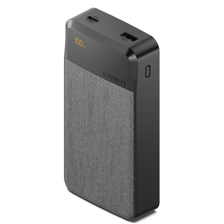 Cygnett Reserve  20000mAh 30W 3-Output Power Bank with Display  -Grey