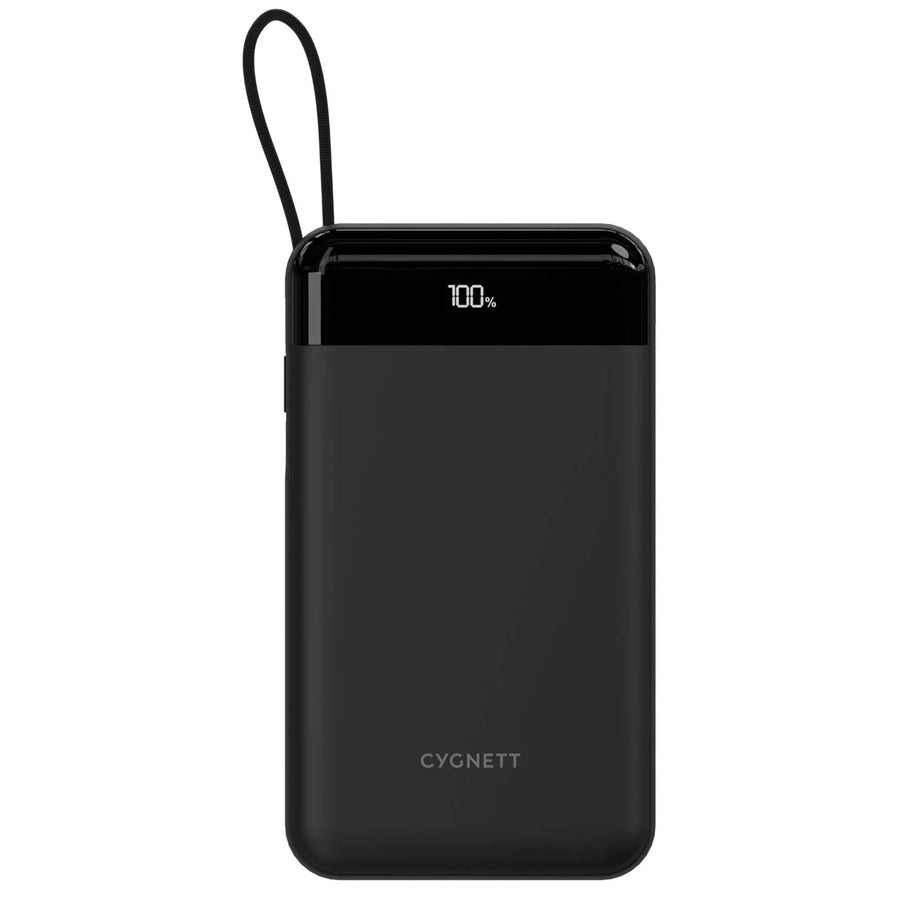 Cygnett   ChargeUp Maxx 40000mAh 20W 3-Output Power Bank  with Cable & Display