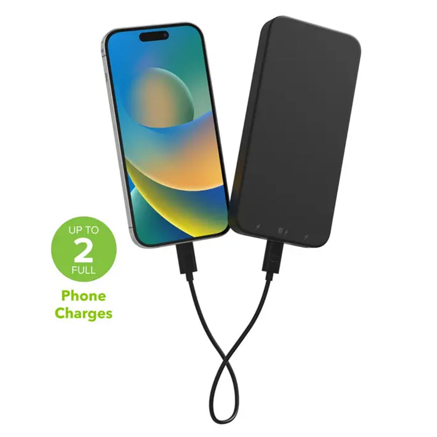 Mophie   10000mAh 20W 3-Output Power Bank - Black