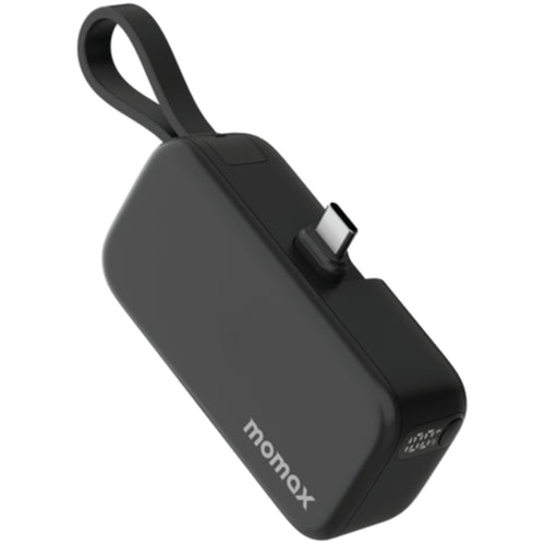 Momax   5000mAh 20W 3-Output Mini Power Bank - Black