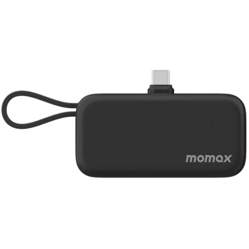 Momax   5000mAh 20W 3-Output Mini Power Bank - Black