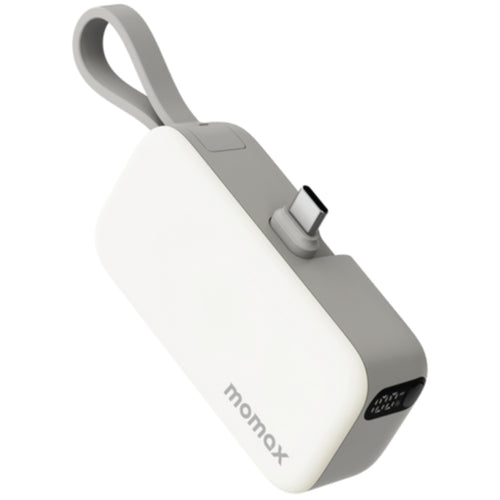 Momax   5000mAh 20W 3-Output Mini Power Bank - White