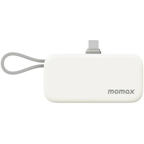 Momax   5000mAh 20W 3-Output Mini Power Bank - White
