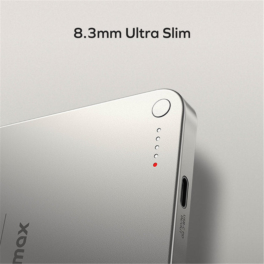 Momax Q.Mag X  5000mAh 20W 1-Output MagSafe Magnetic Wireless Charging Power Bank - Titanium