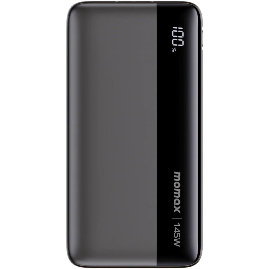 Momax   25000mAh 145W 3-Output Laptop Power Bank with Display - Black
