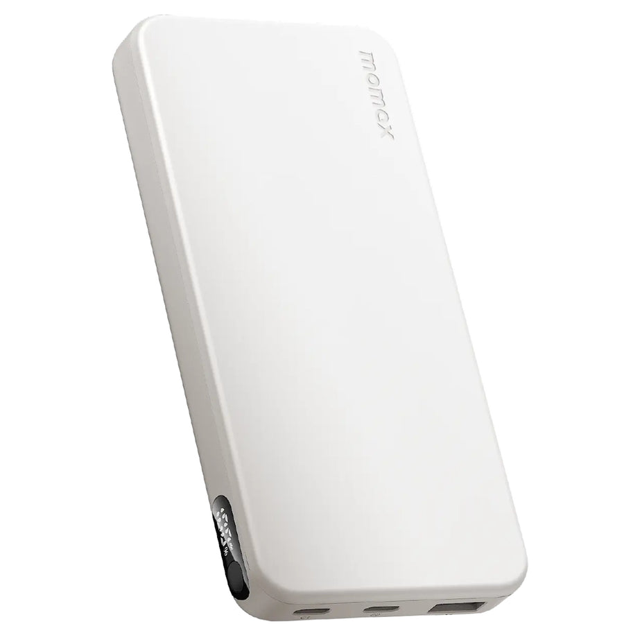 Momax 10000mAh 20W 3-Output  Power Bank - White
