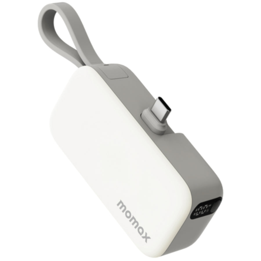 Momax   5000mAh 20W 3-Output Mini Power Bank - PB Special Edition White