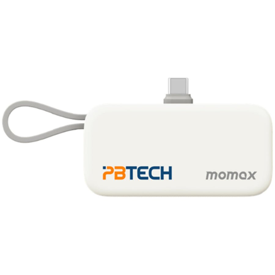 Momax   5000mAh 20W 3-Output Mini Power Bank - PB Special Edition White